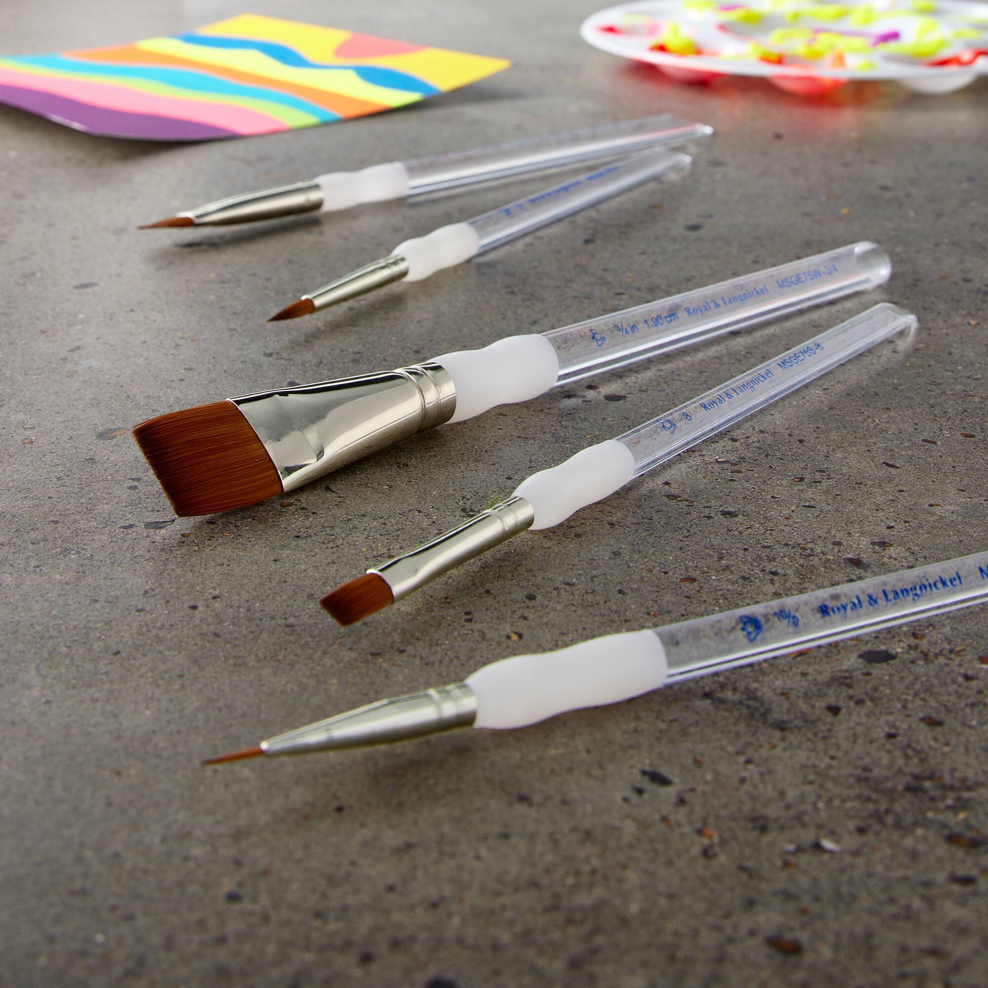 9 Pack: Royal & Langnickel® Synthetic Sable™ Wash Variety Brush Set